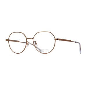 Bottega Veneta BV1076OA Unisex Eyeglasses – Gold, 54mm