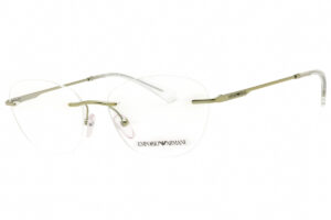 Emporio Armani EA1167 Women's Eyeglasses – Shiny Metallic Green, 55mm