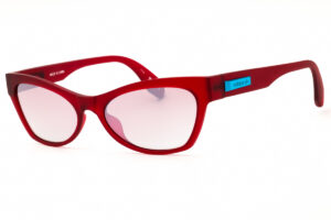 Adidas OR0010 Women's Sunglasses – Matte Red / Brown Mirror, 54mm