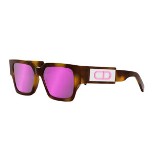 Dior CDSU Men's Sunglasses β Brown Havana / Pink Mirrored, 55mm