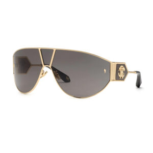 Roberto Cavalli SRC093 Women's Sunglasses β Shiny Total Rose Gold / Smoke