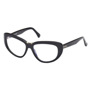 Max Mara MM5109-B Women's Eyeglasses – Shiny Black, 56mm