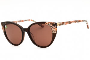 Anne Klein AK7099 Women's Sunglasses – Mocha Plaid / Brown, 54mm