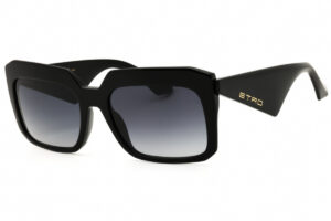 Etro ETRO0045/G/S Women's Sunglasses β Black / Grey Gradient, 57mm