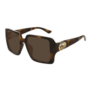 Gucci GG1692SA Women's Sunglasses β Dark Brown Havana / Brown, 54mm