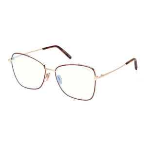 Tom Ford FT5906-B Women's Eyeglasses – Shiny Bordeaux, 55mm