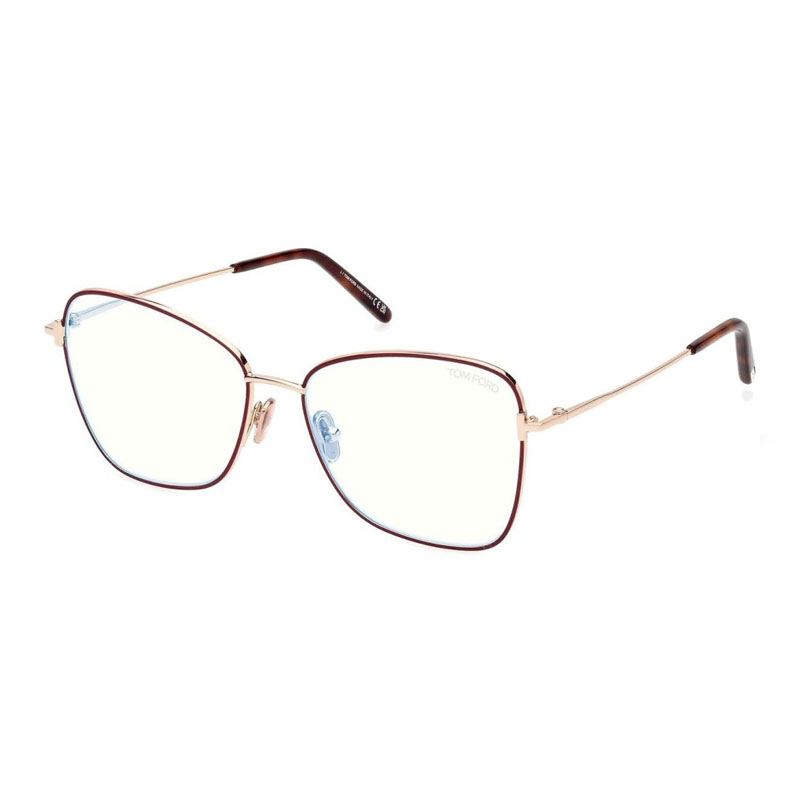 Tom Ford FT5906-B Women's Eyeglasses – Shiny Bordeaux, 55mm