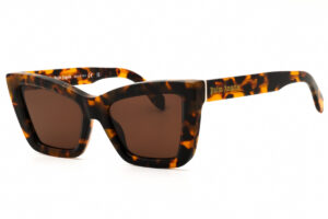 Palm Angels PERI091FROSEVILLE Women's Sunglasses β Havana / Solid Brown, 54mm