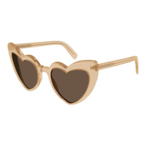 Saint Laurent SL181LOULOU Women's Sunglasses – Nude / Brown, 54mm