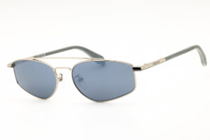 Adidas OR0099 Unisex Sunglasses – Shiny Palladium / Smoke Mirror, 55mm