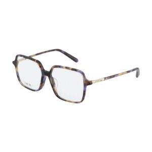 Dior MINICDOS2F Women's Eyeglasses β Havana With Purple, 53mm