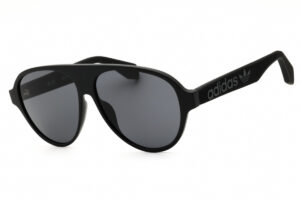 Adidas OR0059 Men's Sunglasses – Shiny Black / Smoke, 57mm