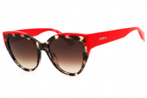 Furla SFU694 Women's Sunglasses β Brown/Grey Havana / Brown Gradient, 55mm