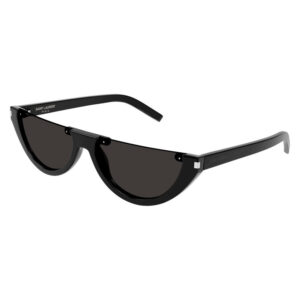 Saint Laurent SL563 Men's Sunglasses – Black / Black, 58mm