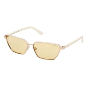 Guess GU00106 Women's Sunglasses β White / Brown, 59mm
