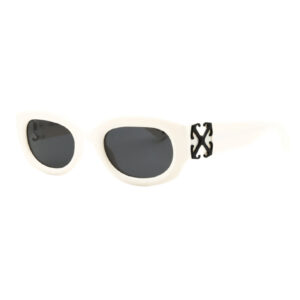 Off-White OERI14EPALMER Women's Sunglasses β White / Dark Grey, 52mm