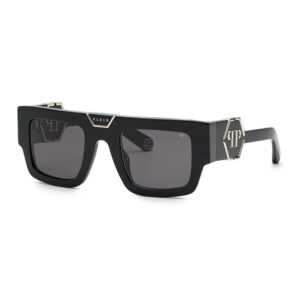 Philipp Plein SPP092M Women's Sunglasses – Black / Grey, 50mm