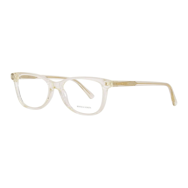 Bottega Veneta BV1028O Women's Eyeglasses – Transparent Beige, 51mm
