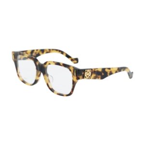 Loewe LW50091F Men's Eyeglasses – Brown Havana, 51mm