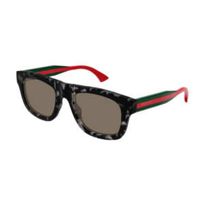 Gucci GG1991S Men's Sunglasses β Grey Havana / Brown, 52mm