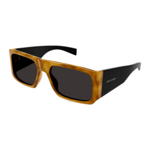 Saint Laurent SL635ACETATE Unisex Sunglasses β Brown Havana/Black / Grey, 58mm