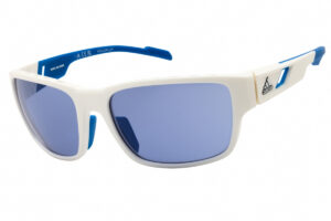 Adidas SP0069 Men's Sunglasses – White / Blue, 61mm