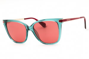 Max & Co MO0100 Women's Sunglasses β Shiny Light Green / Bordeaux, 55mm