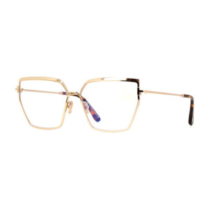 Tom Ford FT5946-B Women's Eyeglasses β Shiny Rose Gold, 57mm