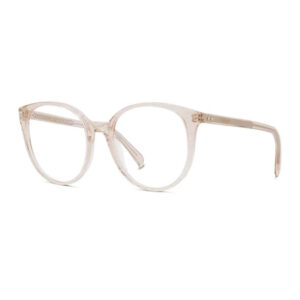 Celine CL50077I Women's Eyeglasses – Shiny Transparent Rose Glitter, 54mm