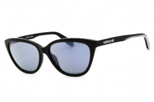 Adidas OR0041 Women's Sunglasses β Shiny Black / Violet Gradient Mirror, 58mm