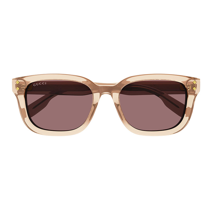 Gucci GG1605SK Women's Sunglasses – Shiny Transparent Light Orange / Solid Brick, 54mm - Image 2