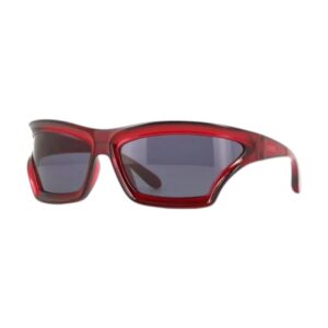 Loewe LW40143U Women's Sunglasses β Shiny Red / Grey, 70mm