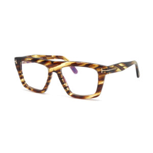Tom Ford FT6059-B Unisex Eyeglasses β Coloured Havana, 54mm