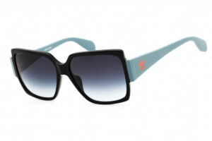 Adidas OR0005 Women's Sunglasses β Shiny Black / Blue Mirror, 55mm