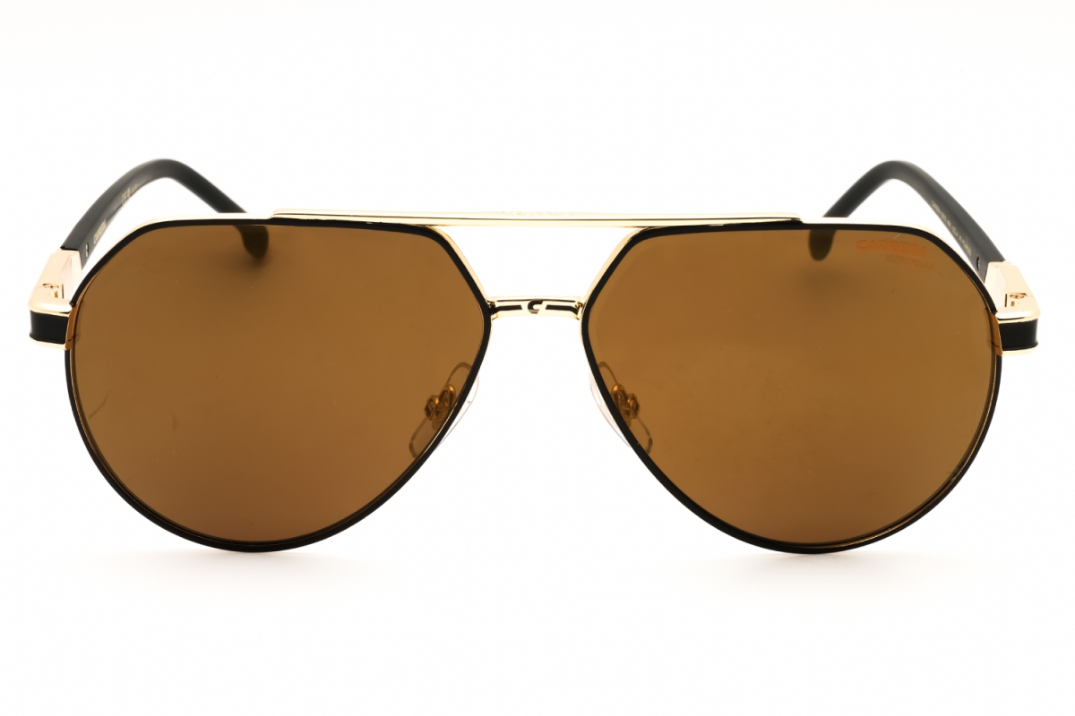 Carrera CARRERA1067/S Men's Sunglasses – Matte Black/Gold / Gold Polarized Gradient, 62mm - Image 2