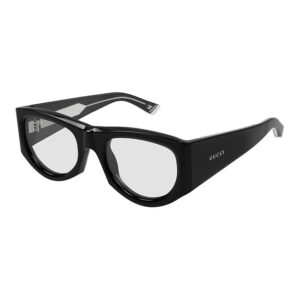 Gucci GG1917S Women's Sunglasses β Shiny Black / Clear, 53mm