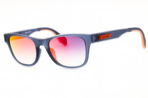 Adidas OR0079 Unisex Sunglasses – Matte Blue / Roviex Mirror, 51mm