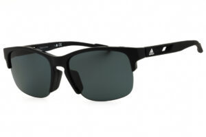 Adidas SP0048 Men's Sunglasses – Matte Black / Smoke, 57mm