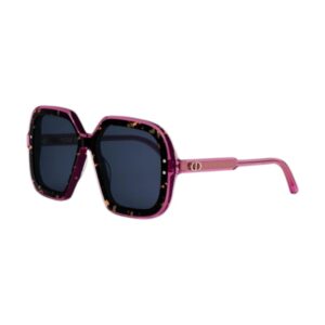 Dior DIORHIGHLIGHTS1I Women's Sunglasses β Shiny Purple/Havana / Blue, 57mm