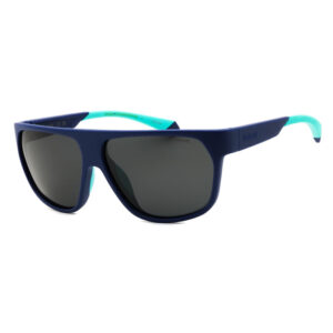 Polaroid Core PLD7053/S Men's Sunglasses β Matte Blue / Grey Polarized, 60mm