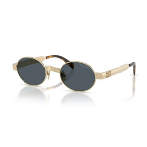Miu Miu MUB51S Women's Sunglasses β Pale Gold / Dark Grey, 47mm