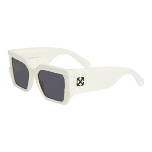 Off-White OERI148DOVER Unisex Sunglasses β White / Dark Grey, 56mm