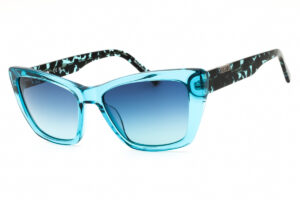 DKNY DK554S Women's Sunglasses β Crystal Turquoise / Blue Gradient, 54mm
