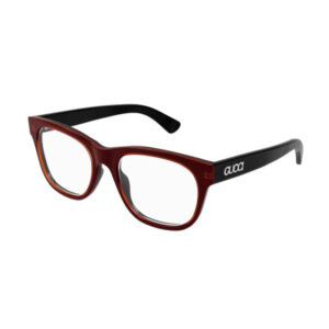 Gucci GG1796O Men's Eyeglasses – Black/Red, 55mm