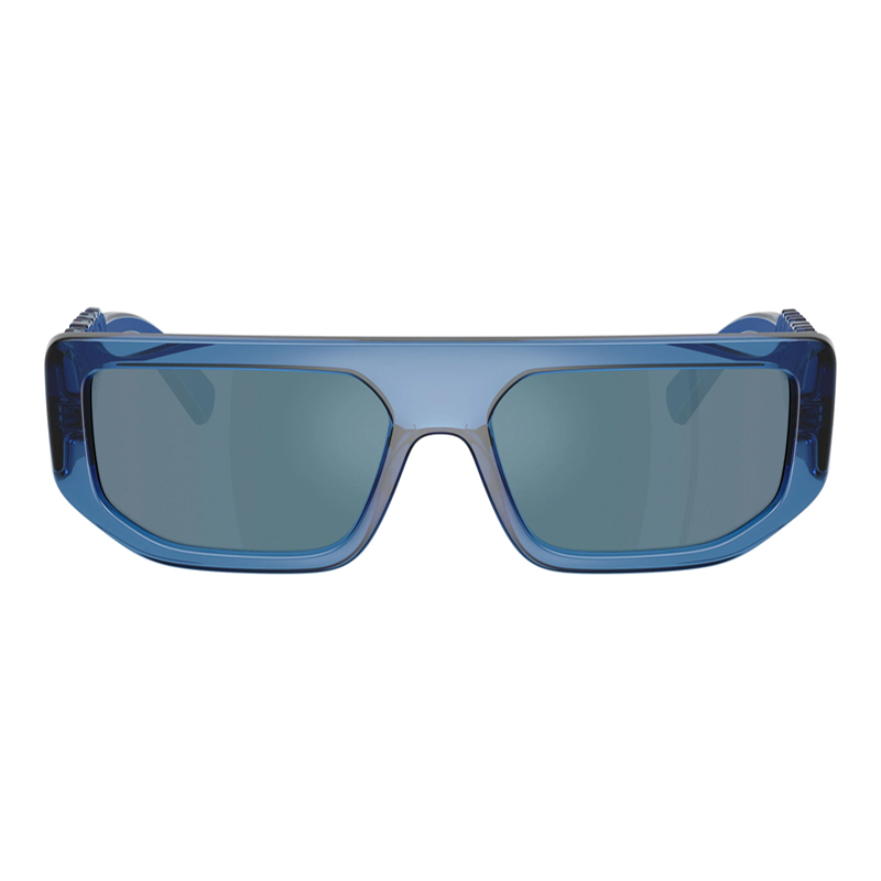 Dolce & Gabbana DG6203 Unisex Sunglasses – Transparent Blue / Dark Grey Ar Blue, 56mm - Image 2
