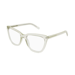 Saint Laurent SL548SLIMOPT Women's Eyeglasses – Shiny Green, 55mm