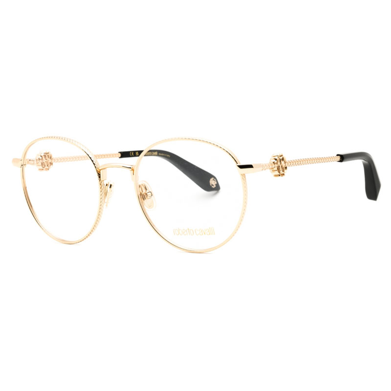 Roberto Cavalli VRC047 Women's Eyeglasses – Shiny Rose Gold, 52mm