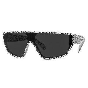 Celine CL40195I Men's Sunglasses – Shiny Zebra / Smoke
