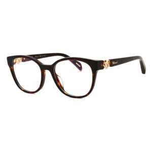 Chopard VCH356S Women's Eyeglasses β Shiny Havana, 53mm