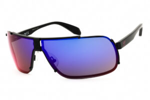 Adidas OR0030 Men's Sunglasses β Matte Black / Violet Gradient Mirror, 75mm